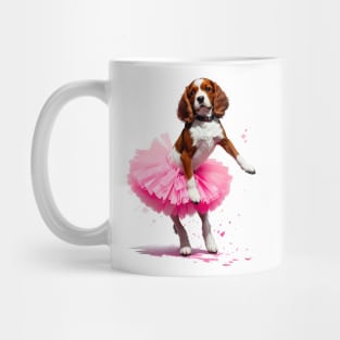 Glamourpup: Cocker Spaniel Pink Tutu Tee Mug